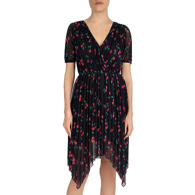 Modern Comfort The Kooples Womens Asymmetric  Midi Dress