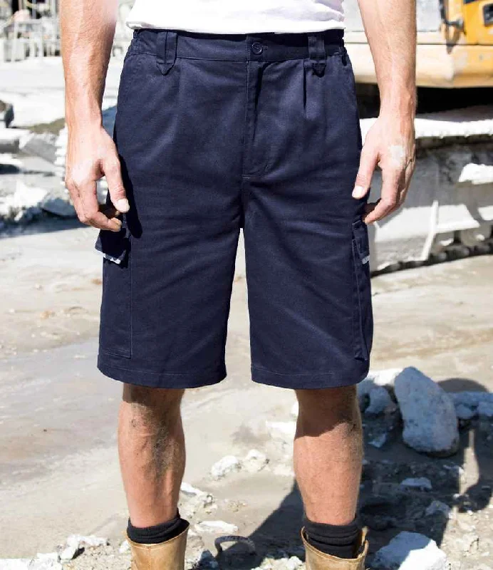 Relaxed Wear Result Work-Guard Action Shorts | Navy