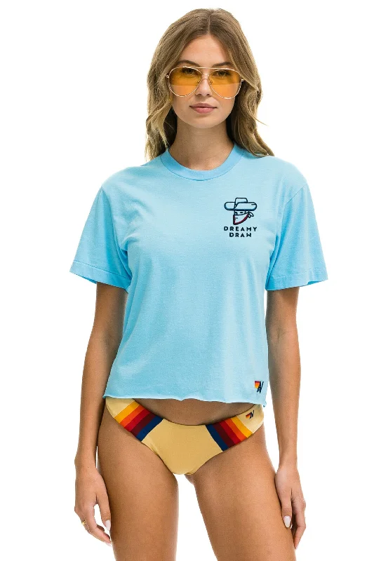 Fashion Comfort DREAMY DRAW 2023 BOYFRIEND TEE - SKY
