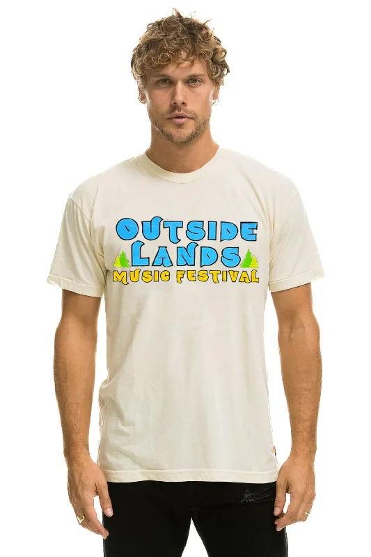 Comfort Fit OUTSIDE LANDS 2024 UNISEX CREW TEE - VINTAGE WHITE