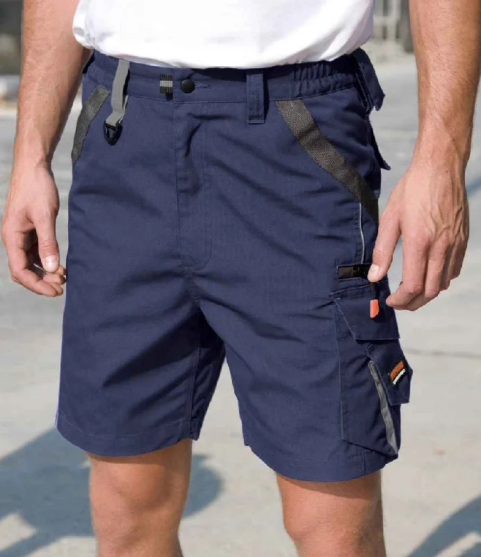 Luxe Comfort Result Work-Guard Technical Shorts | Navy/Black