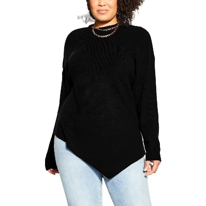 Light Dressing City Chic Womens Ribbed Winter Pullover Sweater