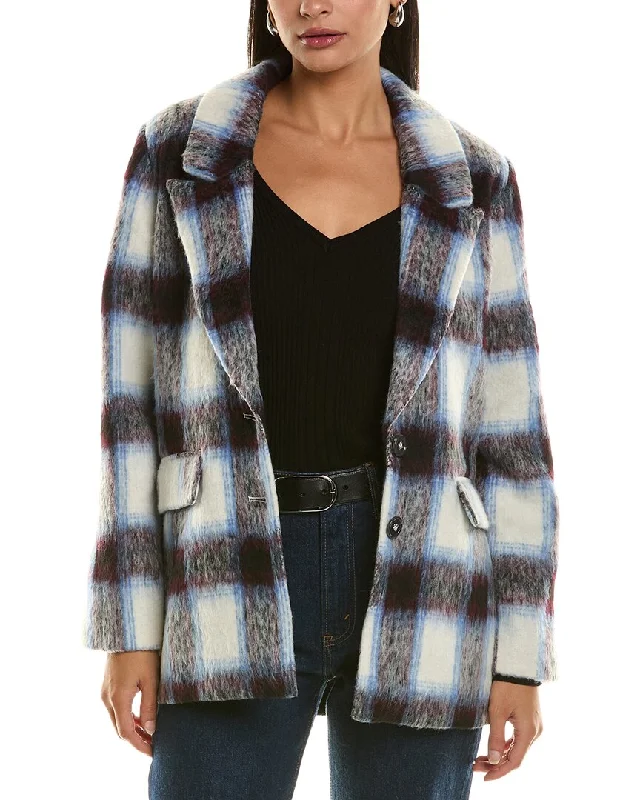Versatile Outfits Central Park West Finley Wool-Blend Jacket