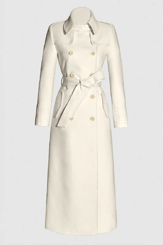 Chic Comfort Baby Alpaca Maxi Trench Coat