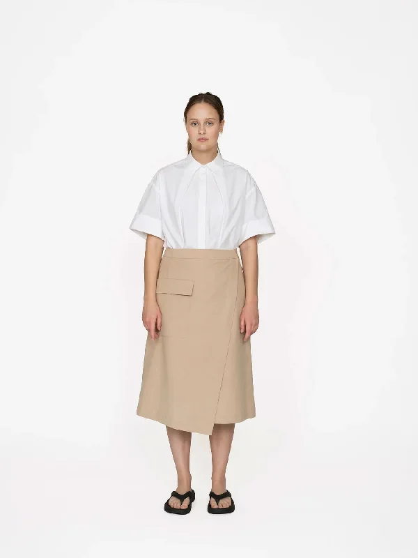 Classic Comfort The Assembly Line Asymmetric Midi Skirt