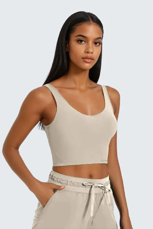 Elegant Dressing W SunSoft Tank Bra - Sand