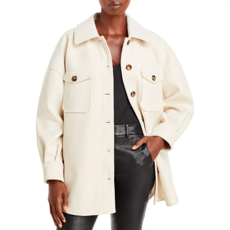 Chic Outfits Aqua Womens Lightweight Cold Weather Shirt Jacket