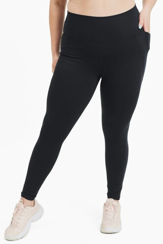 Soft Casuals Curvy Tapered Band High Waist Leggings