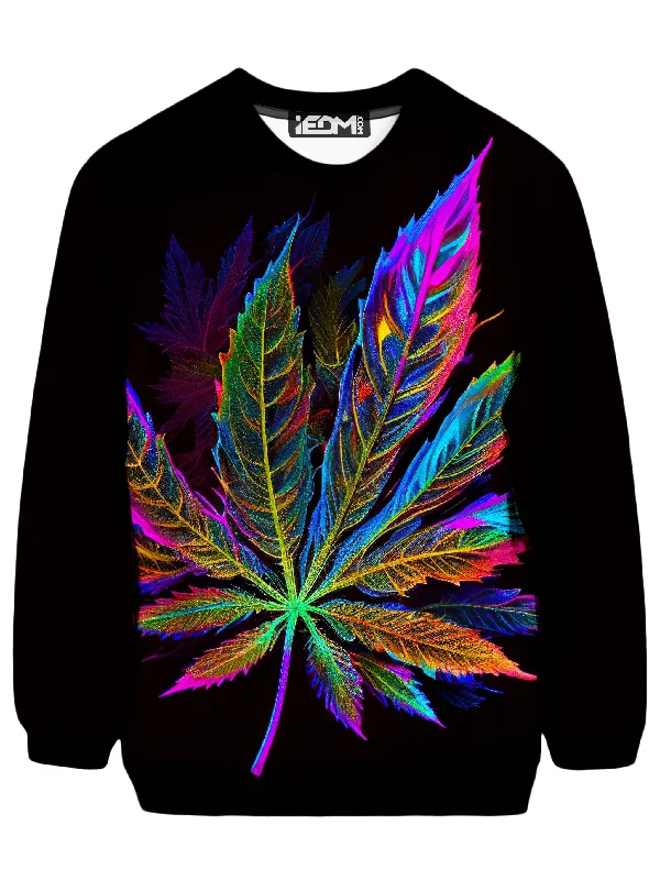 Timeless Comfort Blacklight Weed Sweatshirt