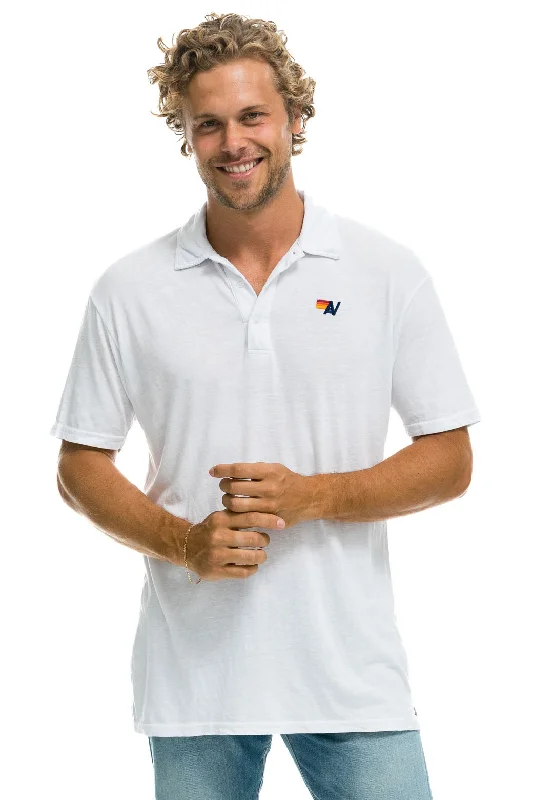 Relaxed Tops AVIATOR NATION POLO - WHITE