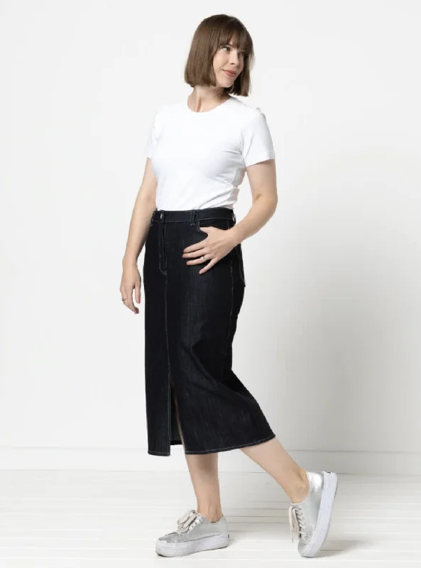 Soft Knitwear Style Arc Tommie Jeans Skirt