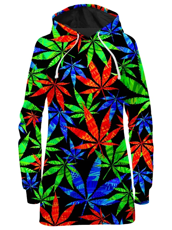Weekend Wear Weed Hoodie Dress