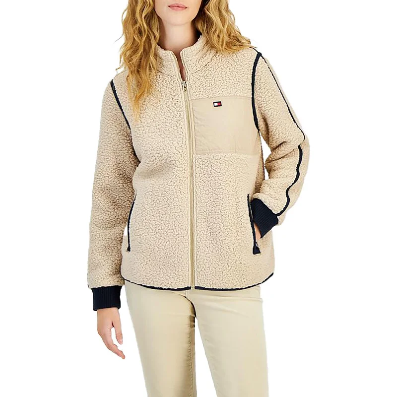 Breezy Style Tommy Hilfiger Womens Warm Comfy Faux Fur Coat