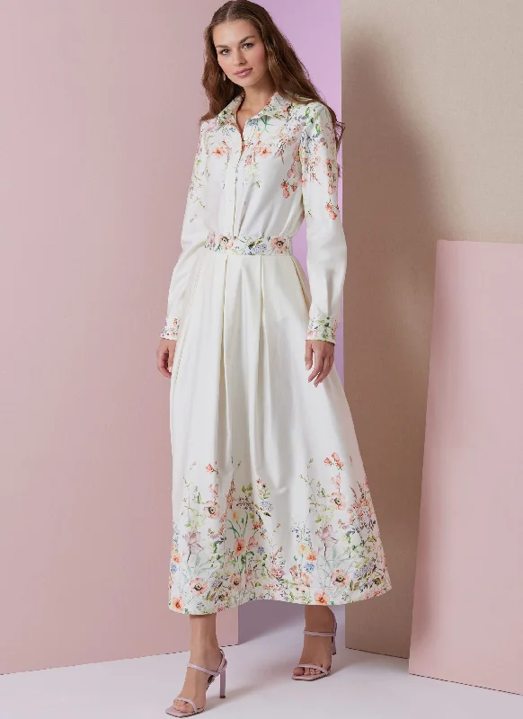 Cozy Vibes Vogue Two Piece Dress V2007