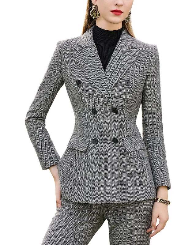 Soft Knitwear Anette Wool-Blend Blazer