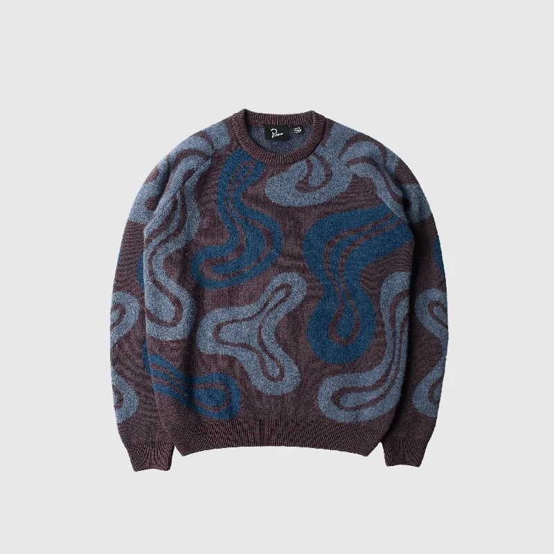 Casual Fit STUPID LAVA LAMP KNITTED PULLOVER