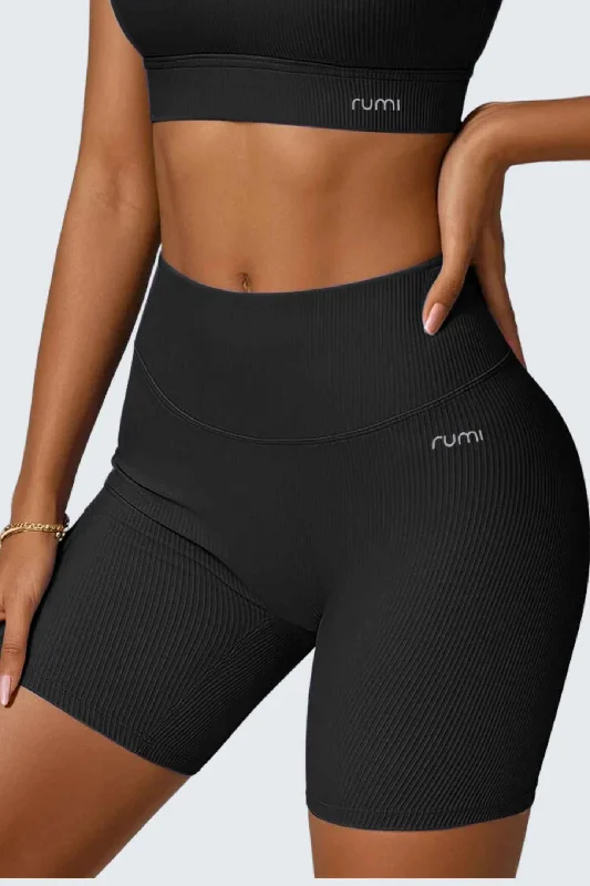 Trendy Casuals W SunRib Fit Shorts 8" - Black