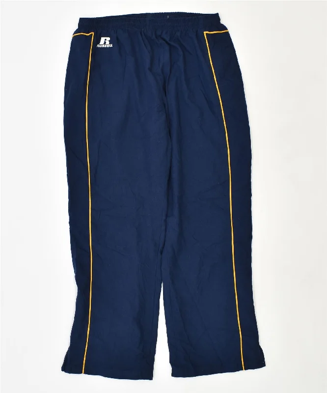 Cozy Knits RUSSELL ATHLETIC Womens Tracksuit Trousers UK 18 XL Blue Polyester