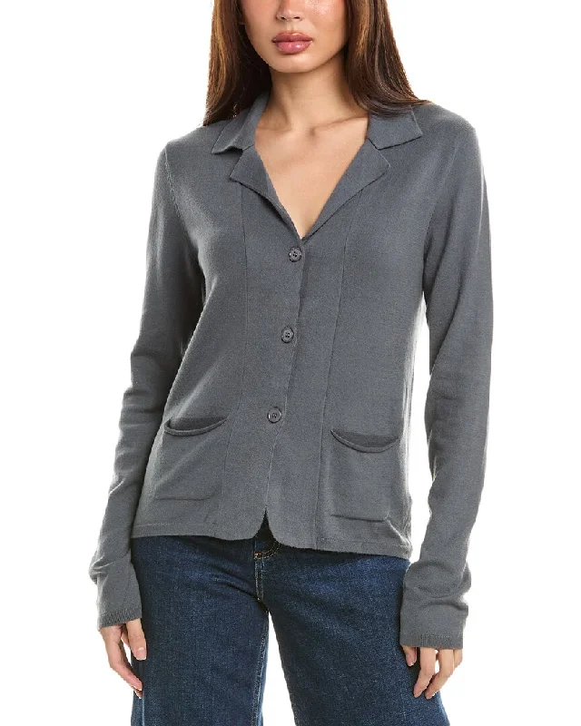 Comfortable Tops Majestic Filatures Organic Knit Jacket