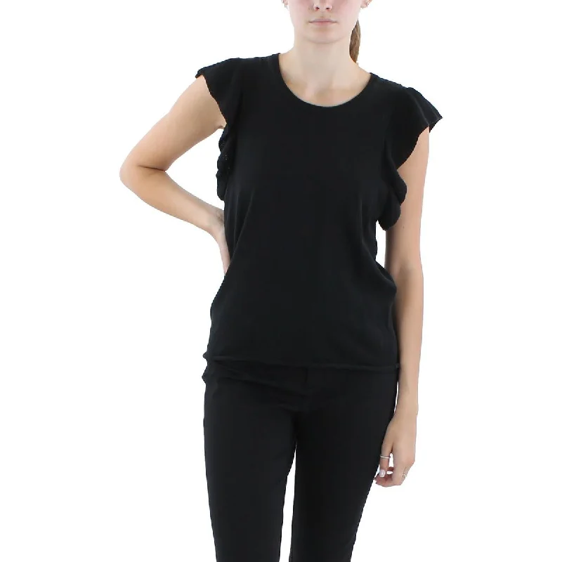 Elegant Fit Joe's Womens Kaeli Ribbed Trim  Knit Pullover Sweater