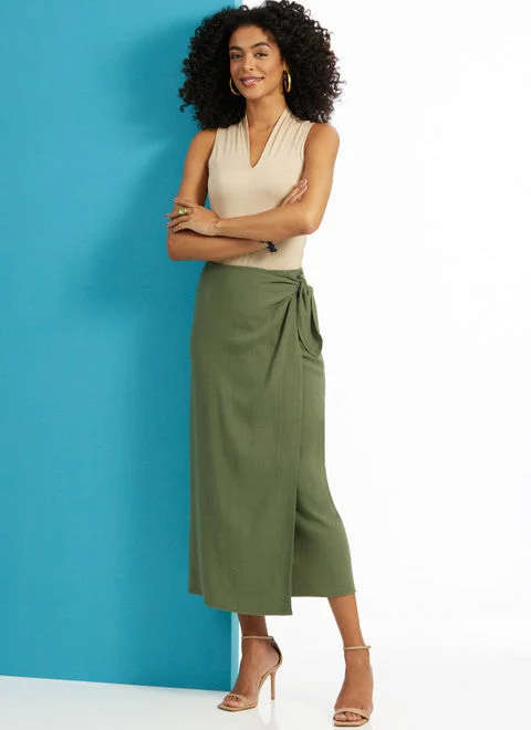 Relaxed Dresses Butterick Wrap Skirts B6934