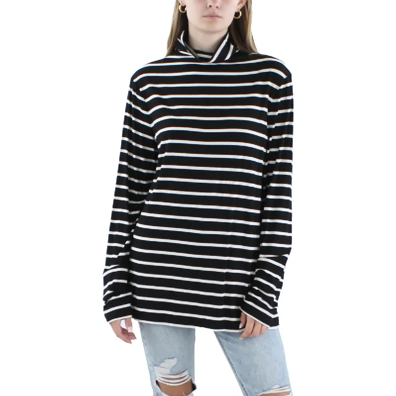 Easy Comfort Style Anne Klein Womens Shirt Lightweight Turtleneck Sweater