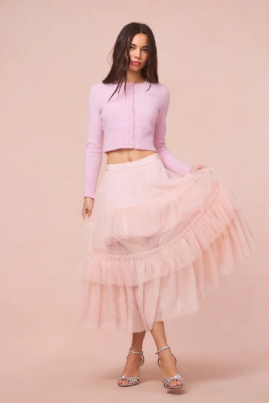 Casual Fit Wear Parriott Tulle Maxi Skirt