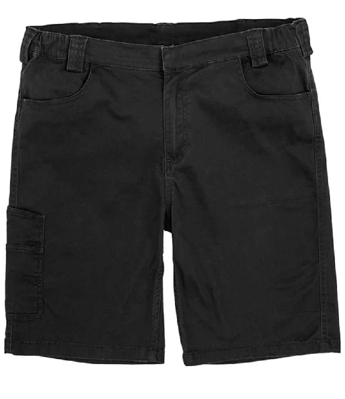Effortless Elegance Result Work-Guard Stretch Slim Chino Shorts | Black