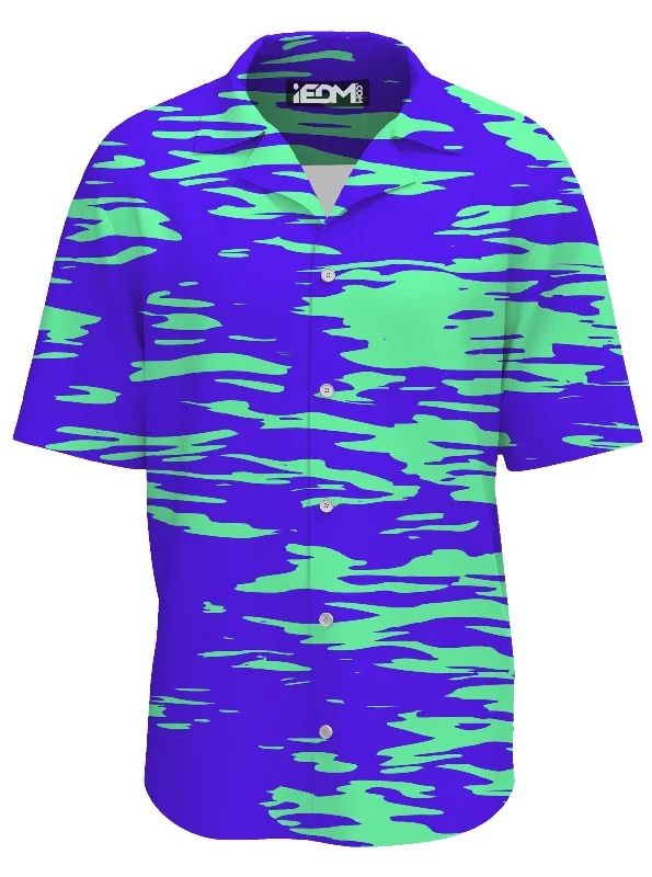 Cozy Look Purple Mint Rave Zebra Stripe Lounge Shirt