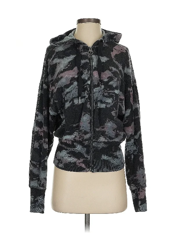 Casual Fit Zip Up Hoodie