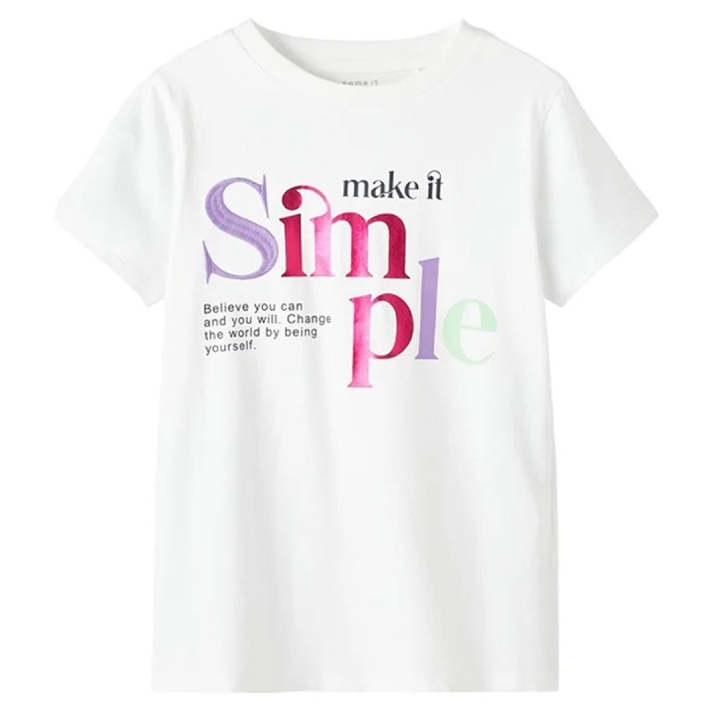 Simple Style Name it Bright White Donja T-Shirt