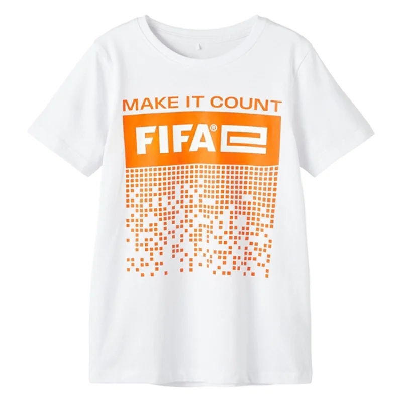 Chic Lounge Name it Bright White Fadil Fifae T-Shirt