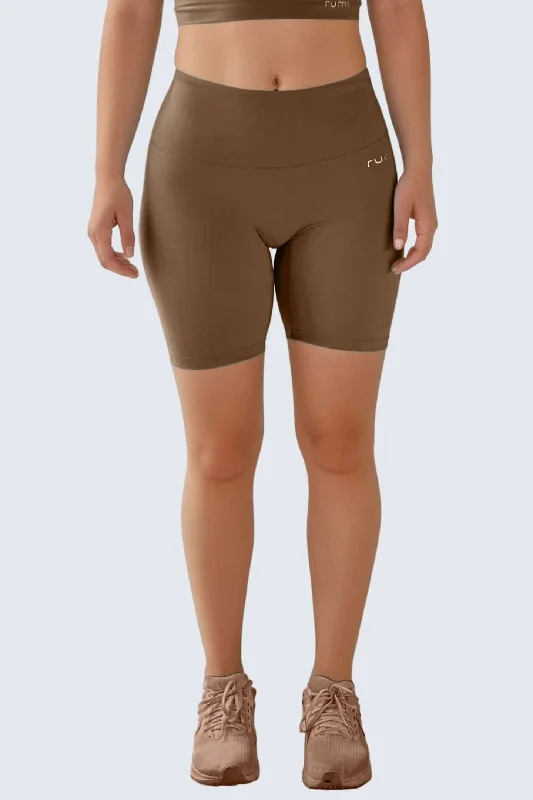 Lounge Wear W Sunsoft Flow Shorts 8" - Cocoa