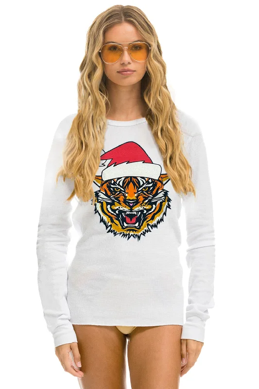 Trendy Wear MEMBER EXCLUSIVE SANTA TIGER THERMAL - WHITE