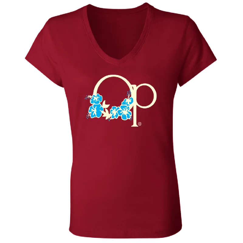 Versatile Wear Her Tropicon V-Neck Tee