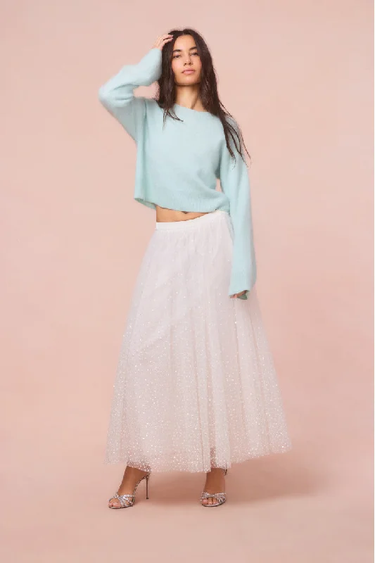 Versatile Casuals Wilona Glitter Tulle Maxi Skirt