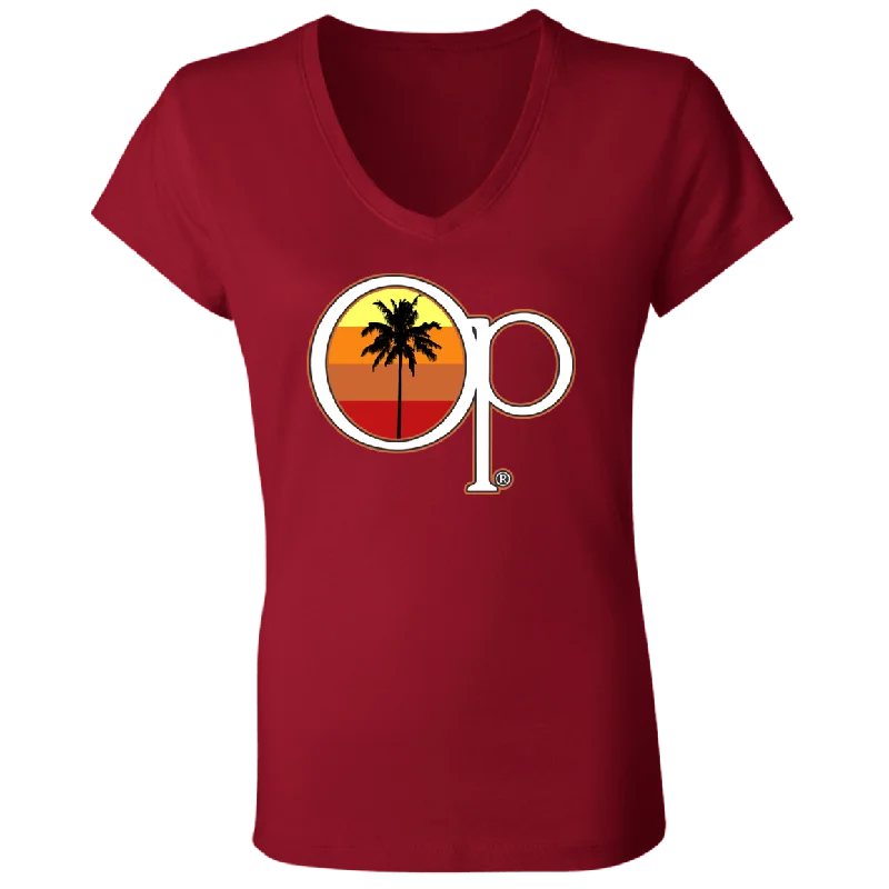 Chic Outfits Her Palm Icon V-Neck Tee