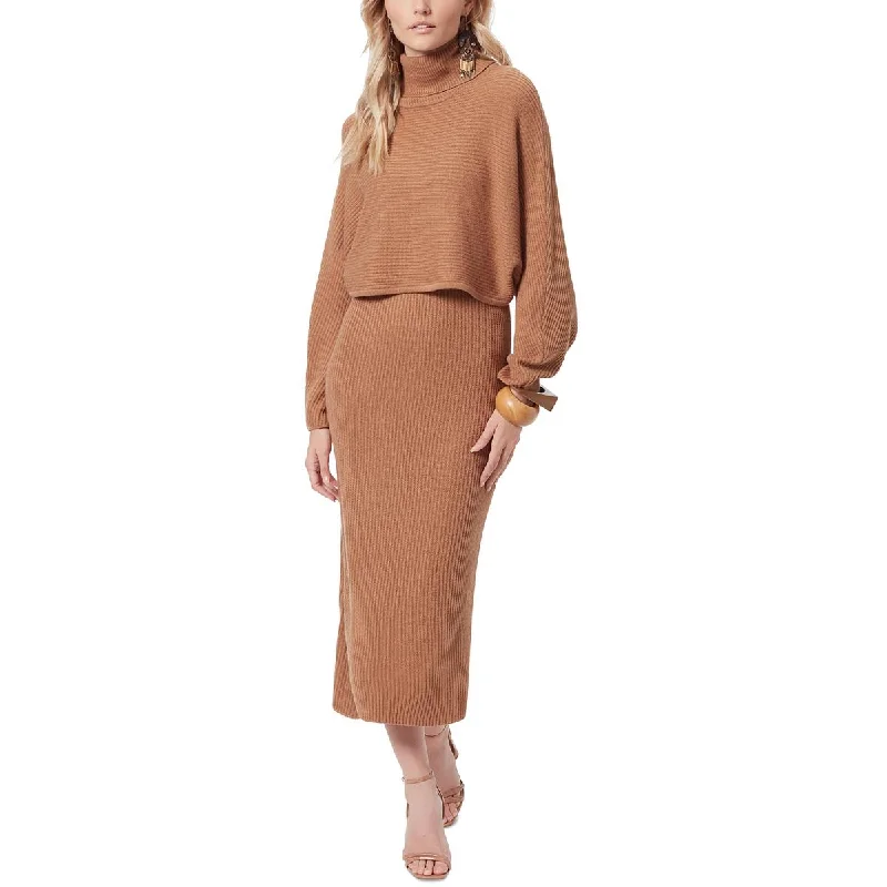 Simple Comfort Sam Edelman Womens Ribbed Knit Turtleneck Pullover Sweater