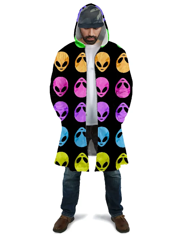 Urban Comfort Alien Pattern Cloak