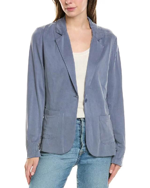 Warm Wear Majestic Filatures Stretch One-Button Blazer