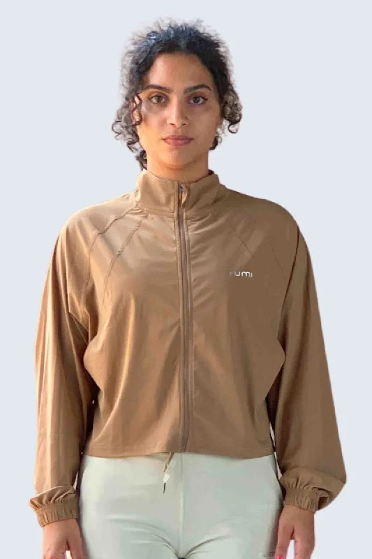 Breezy Style W Star Open Jacket - Wood