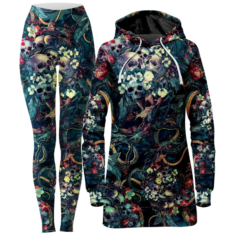 Timeless Comfort Endless Soul Hoodie Dress and Leggings Combo