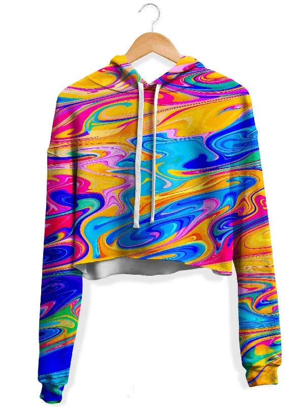 Summer Comfort Phaze Fleece Crop Hoodie