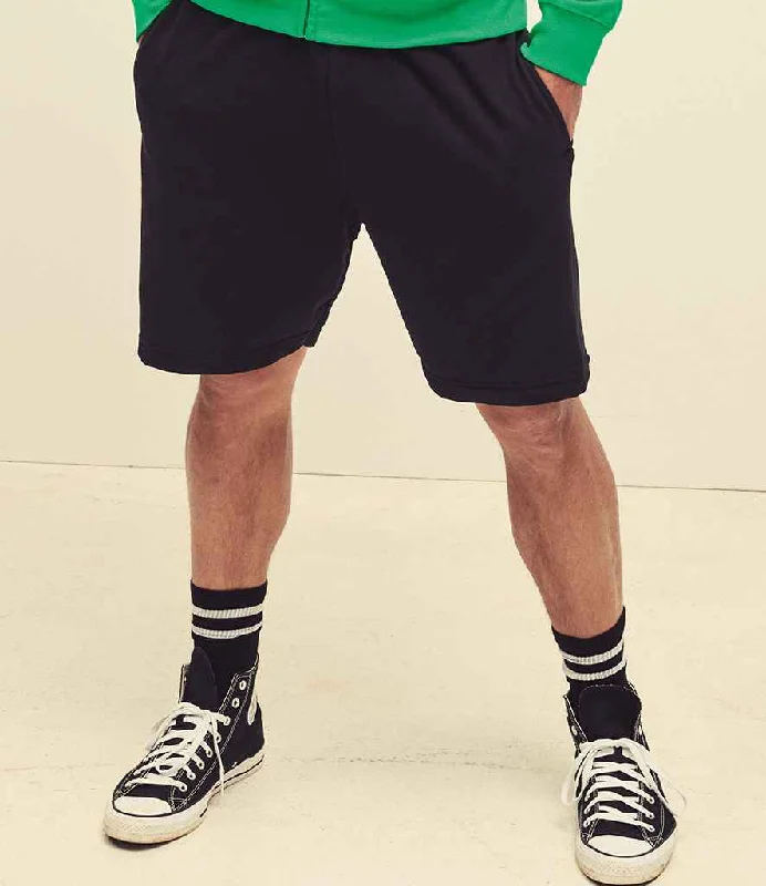 Comfortable Fashion Fruit of the Loom Lightweight Shorts | Black