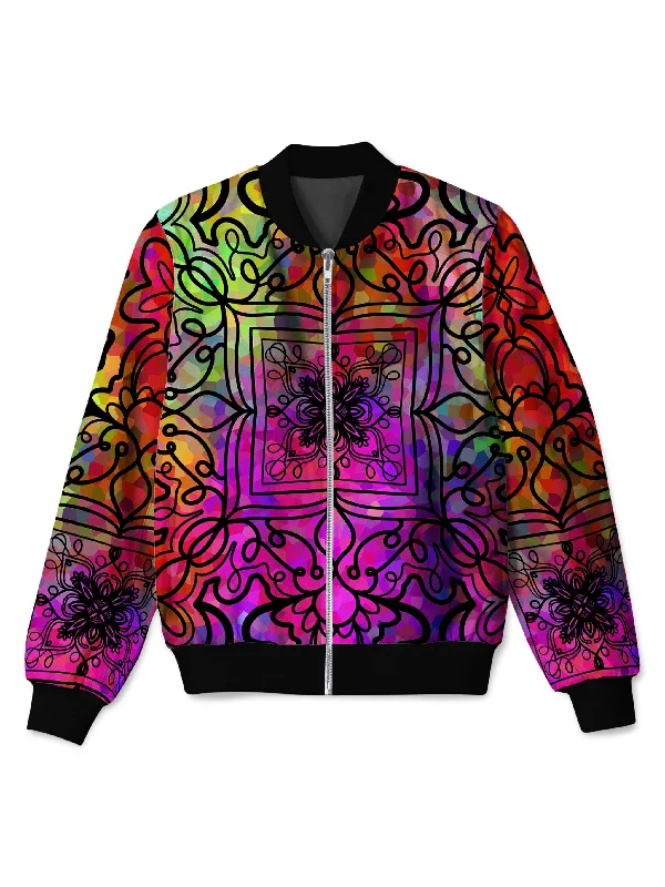 Warm Layers Ornate on Plasma Bomber Jacket