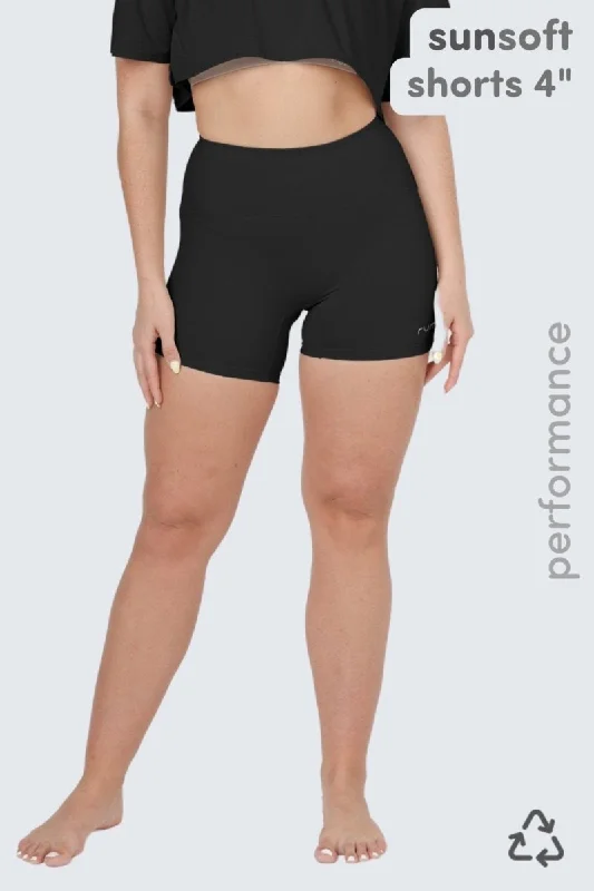 Warm Comfort W SunSoft Flow Shorts 4" - Black