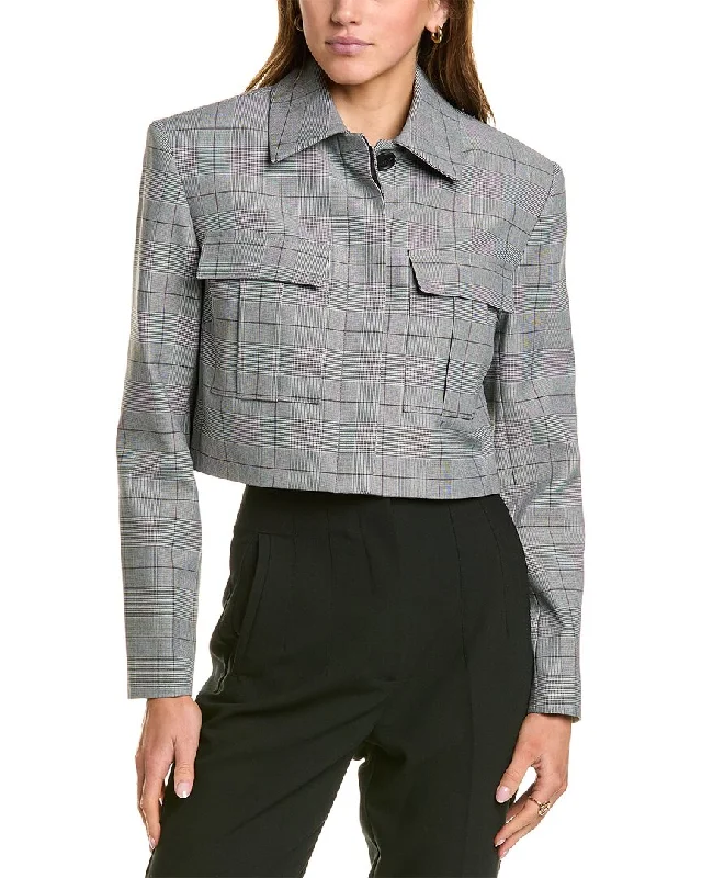 Cozy Outfit BCBGMAXAZRIA Cropped Jacket