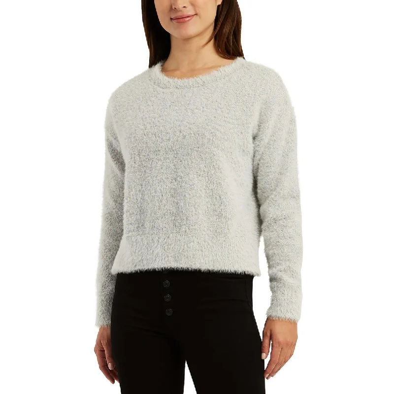 Relaxed Fashion BCX Womens Long Sleeve Textured Pullover Sweater