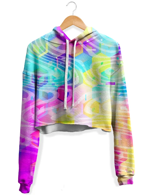 Chic Outfits Daytrip Fleece Crop Hoodie