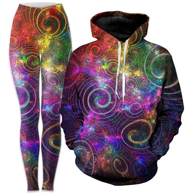 Smart Comfort Mental Swirl Hoodie and Leggings Combo